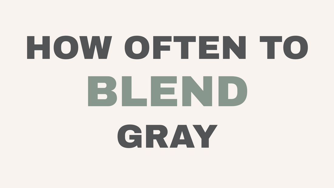 Gray blending frequency guide at Hello Beautiful Salon, Missouri City TX.
