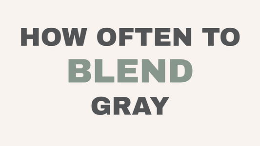 Gray blending frequency guide at Hello Beautiful Salon, Missouri City TX.