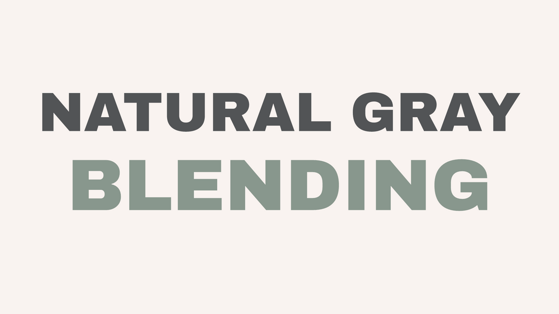 Blending gray hair naturally at Hello Beautiful Salon, Missouri City TX