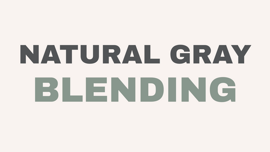 Blending gray hair naturally at Hello Beautiful Salon, Missouri City TX