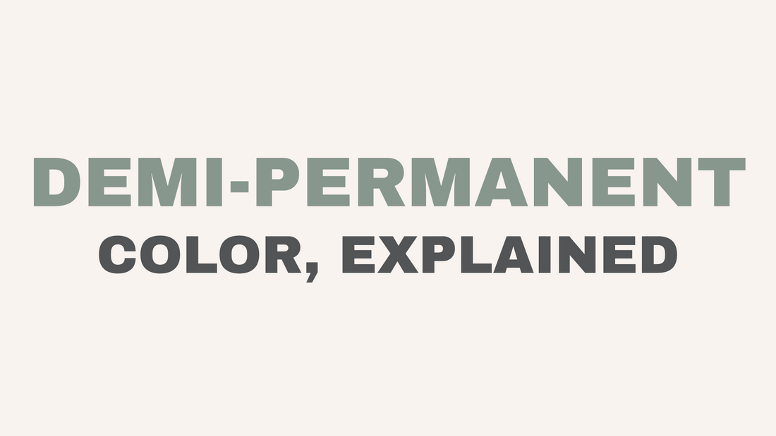 Demi-permanent hair color explained at Hello Beautiful Salon, Missouri City TX.