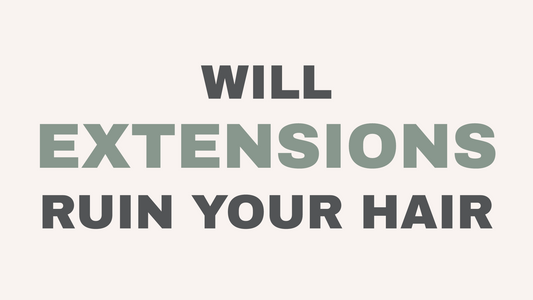 Hair extension damage prevention at Hello Beautiful Salon, Missouri City TX.