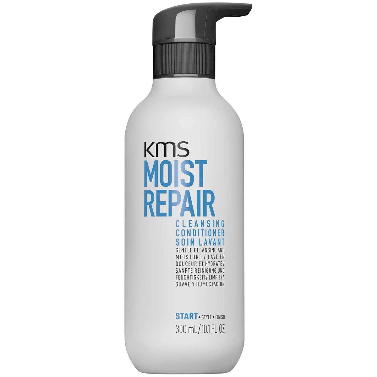 kms moist repair cleansing conditioner bottle