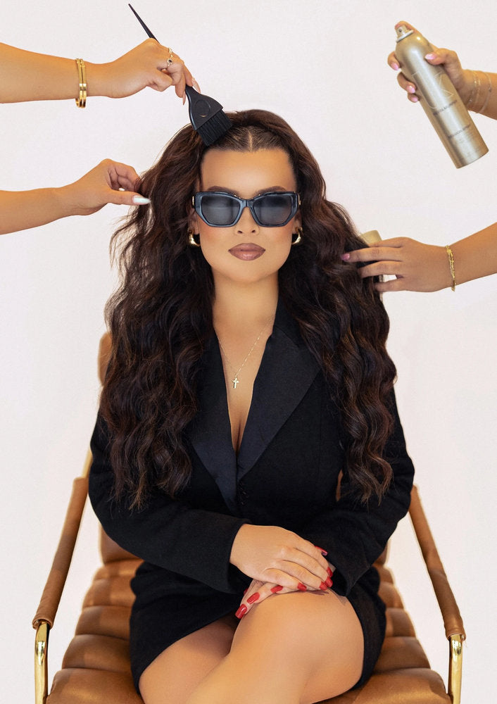 Triston, stylist and makeup artist at Hello Beautiful Signature Salon, Missouri City TX